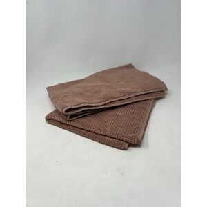 Parachute Hand Towels Terra Cotta Set of Two 100% Cotton Hand Towels 18x28